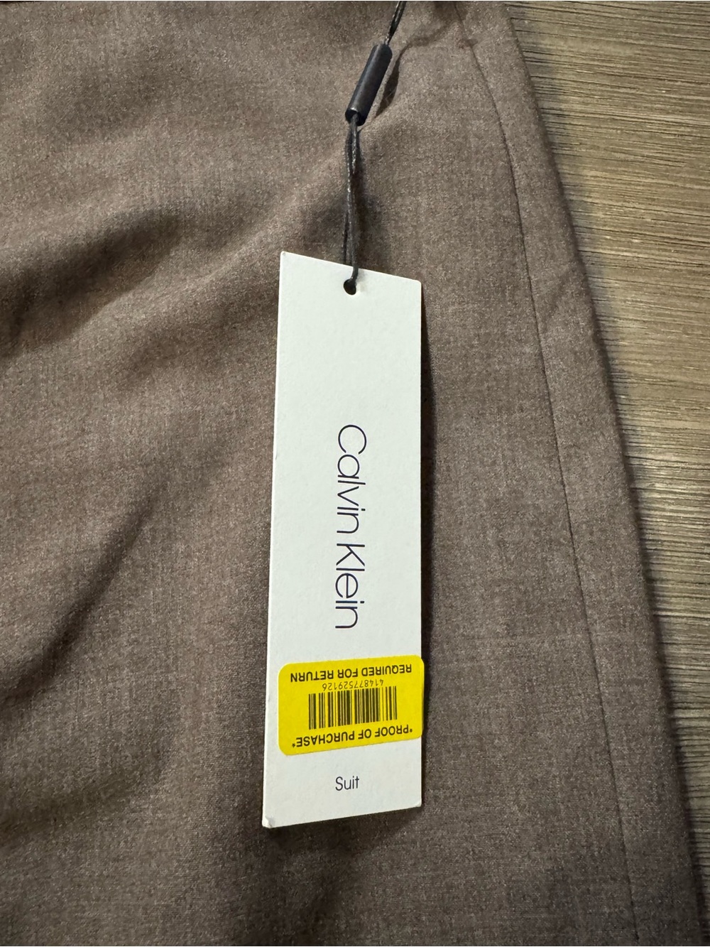 Calvin Klein Brown Tailored Pencil Skirt - Picture 4 of 10